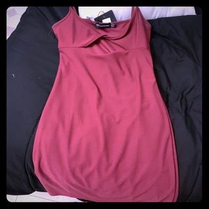 Pretty little thing mini marron dress